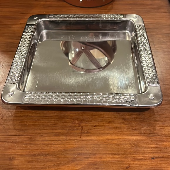 Ralph Lauren Watchband Pattern Cheese Cutting block board with knife vintage - Picture 4 of 14